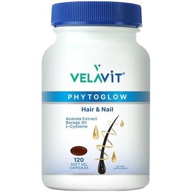 Resim Velavit Phytoglow Hair & Nail 120 Kapsül 