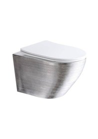 Resim Lena - Asma Klozet Gümüş Kapak Dahil Outlet - Et-301- Gümüş 