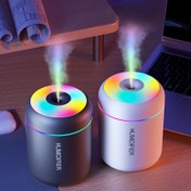 Resim 1 adet Yeni Renkli Işık USB Nemlendirici Aromaterapi Makinesi Kompakt ve Taşınabilir 180ml Hava Nemlendirici Kadın Güzellik Yenileme Cihazı Yatak Odası, Araba, Ev Oda, Yurt Kullanımı için, Pil Dahil Değildir, USB ile Çalışır 