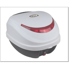 Resim Rexx Motosiklet Arka Çanta 32lt Beyaz Topcase R-çnt 032b 