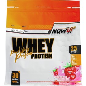 Resim NOWUP Whey Protein Strawberry Milkshake 1050g 