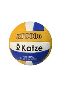 Resim Katze Kt 9000 Voleybol Topu El Dikişli Renkli Beyaz - Mavi - Sarı 