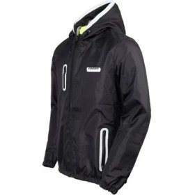 Resim Motoanl Motosiklet Korumalı Yağmurluk Yırtılmaz Poliamid Membran Kumaş Stopwater Corta Vento Yağmurluk Black 