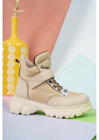 Resim GİMER - Paraşüt Model Cırtlı Bej Kar Botu - ENSA1419G Bej 