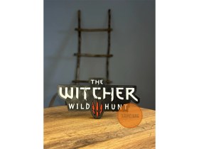 Resim Turuncuhane The Witcher Geralt Logo Masaüstü Dekor Figür Hediyelik Koleksiyon 16 cm 