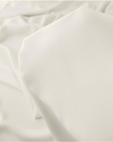 Resim Kırık Beyaz Renkte Krep Kumaş En: 140cm-11418 