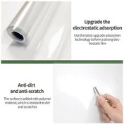 Resim Wondernest 45cmx5m Lateks Boya Duvar Dekoru Statik Çıkartma Çocuk Odası Ev Kendinden Yapışkanlı Koruma Filmi Mat 