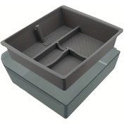 Resim Honeybeeshop Tesla Model 3 Highland Orta Konsol Kolçak Depolama Kutusu Çift Katmanlı Ekstra Alan Kolay Kurulum 