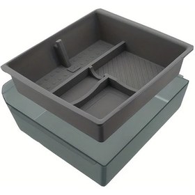 Resim Honeybeeshop Tesla Model 3 Highland Orta Konsol Kolçak Depolama Kutusu Çift Katmanlı Ekstra Alan Kolay Kurulum 