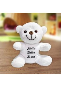 Resim Mutlu Yıllar Isimli Peluş Ayıcık 