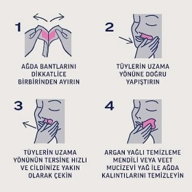 Resim Storemax Veet Pure Hipoalerjenik Yüz Ağda Bandı, (2 x 20 Adet) 
