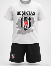 Resim Civil Boys Beşiktaş BJK Armalı 3-13 Yaş Takım - Beyaz - Beyaz&Siyah / 13-14 Yaş 