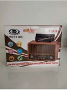 Resim kar-bul 834 Orta Boy Güneş Enerjili Bluetooth, Nostalji , Fm/am/sw 3 Band Radyo ,usb, Sd ,aux Mp3 Player 