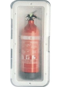 Resim Yangın Tüpü Kutusu Şeffaf 1kg Tüp Için 