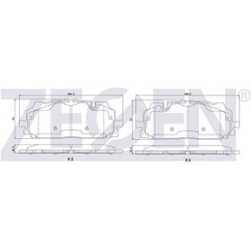 Resim ZEGEN FREN BALATA ON AUDI Q7 (4M) 3.0 TDI 2015- / Q7 (4M) 3.0 TFSI 2015- / A4 (8W2,B9) 
