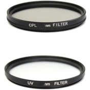 Resim BandB 52mm Canon Nikon Yongnuo Sony Lens Uyumlu Uv Cpl Filtre Seti 2li Set 52mm 