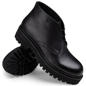 Resim Deery Hakiki Deri Siyah Kadın Bot Siyah (539875695) Siyah 