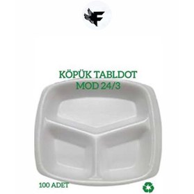 Resim figanlar ambalaj Ekstra Kalın 3 Gözlü Köpük Tabak 100 Adet 23a denemeye değer.. 