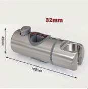 Resim Evrensel El Duşu Duvar Aparatı İçin Duş Başlığı Tutucusu 21 Mm Fırçalanmış 