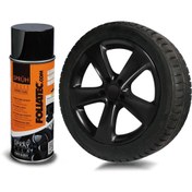 Resim Foliatec Jant Metal Sprey Folyo Yüzey Kaplama Seti 2x400ml. Parlak Siyah 