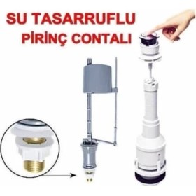 Resim sbodurhome Klozet Sifon Basmalı Rezervuar Iç Takım Su Tasarruflu 