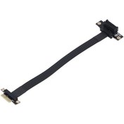Resim Dianziye Pcı-e 3.0 1x 90 Derece 20cm Uzatma Kablosu - Grafik Kartı, Ses Kartı, Kablosuz Ağ Kartı İçin Esnek Bağlantı, 8gbps Hız, Altın Kaplama 