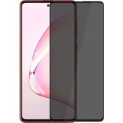 Resim Hesaplı Dünya Samsung Galaxy NOTE10 Lite Gizlilik Korumalı Cam Ekran Koruyucu 