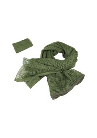 Resim Veil Camo Şal, Avcılık Sporları Ve Diğer Açık Hava Aktiviteleri İçin Çift Baskılı Taktik Askeri Kamuflaj File Şalları Yeşil 