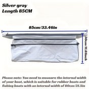 Resim 85cm/33.46in Şişme Botlar İçin Su Geçirmez Koltuk Altı Depolama Çantası - 420D Ağır Hizmet Oxford Kumaş, Dayanıklı ve Aşınmaya Dirençli, Kauçuk Botlar, Şişme Botlar ve Kano ile Uyumlu 