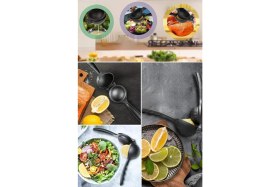 Resim Döküm Paslanmaz Limon Sıkacağı Kaliteli Malzeme El Tipi Pratik Ergonomik Kullanım Şık Tasarım 