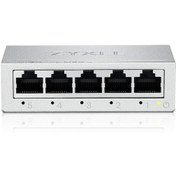 Resim Zyxel 5-port Gigabit 10/100/1000 Unmanaged Ethernet Switchı Ethernet Splitter Masaüstü Veya Duvara Montaj Gs-105b V5 