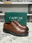 Resim Caffcas Hakiki Deri Taba Oxford Klasik Erkek Ayakkabı 1445-24 