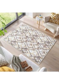 Resim Aslan Home Kahverengi Şık Yumuşak Yıkanabilir Kaymaz Dört Mevsimlik Salon Banyo Balkon Genç Odası Kesme Yolluk Kahverengi 