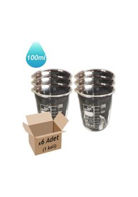 Resim S&h Cam Beher Dereceli Isıya Dayanıklı Kısa Form 6 x 100 ML 