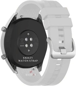 Resim Huawei Watch GT2 Elite-Sport-Classic 46mm-GT2 Pro 22mm İle Uyumlu NovaGT Supreme Silikon Kordon Beyaz 