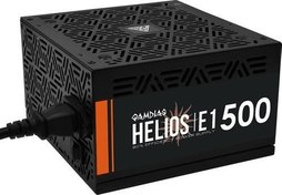 Resim GAMDIAS 500W 80+ HELIOS E1-500 12cm Fanlı Power Supply 