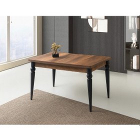 Resim Yandan Açılır Büyüyen Yemek Masası Ceviz 80x120cm 