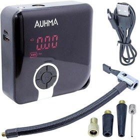 Resim Auhma Portable A5544 Dijital Air Compressor Pumper Lastik Şişirme 