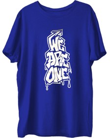 Resim TOP GLORY Weareone2w Baskılı Penye Boks Sporcu T-shirt 
