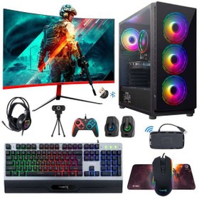 Resim Turbox Tx1959 i5 3470 8GB Ram 128GB SSD 1TB HDD 4GB GT740 23.6 inç Curved Masaüstü Oyun Bilgisayarı 