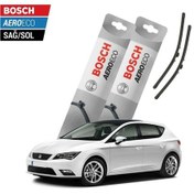 Resim Bosch , Seat Leon Mk3 2013 Model Bosch Aeroeco Muz Silecek Takımı 