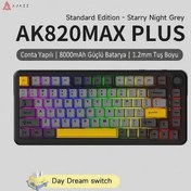 Resim Ak820 Max Plus-hot-swap-dinamik Rgb Mekanik Oyun Klavyesi Day Dream Switch - Siyah 