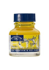 Resim Winsor&Newton Kaligrafi Mürekkebi 30 Ml. Lemon Yellow 345 1111345 