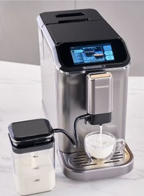 Resim HOMEND Coffeebreak 5008H Kahve Öğütücülü,Süt Köpürtücülü,Dokunmatik Ekranlı Full Otomatik Espresso Makinesi 