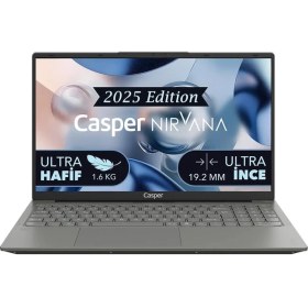 Resim Casper Nirvana X600 Core Ultra 7 155H-32GB-1TB SSD-15.6"-Windows 11 Taşınabilir bilgisayar 