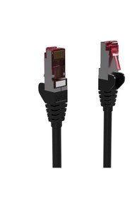 Resim Irenıs 5 Mt Siyah Cat 6a S/ftp Ethernet Data Center Patch Kablo 