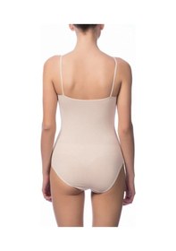 Resim NBB Kadın Beyaz İnce Askılı Çıtçıtlı Body 001 