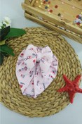 Resim Mom Dad Desen Kız Bebek Bone Bandana 0-3 Yaş 