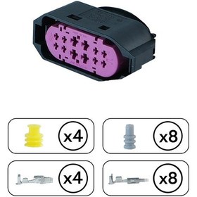 Resim Far Soketi 12 Pin Kablosuz 