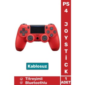 Resim Premium Doubleshock 4 Kablosuz Titreşimli Ps 4 / Pc Uyumlu Playstation 4 Wireless Joystick Oyun Kolu 
